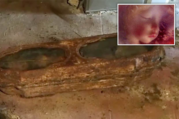 In 2016, a small metal casket containing the remains of a young girl was found on the former site of Odd Fellows Cemetery